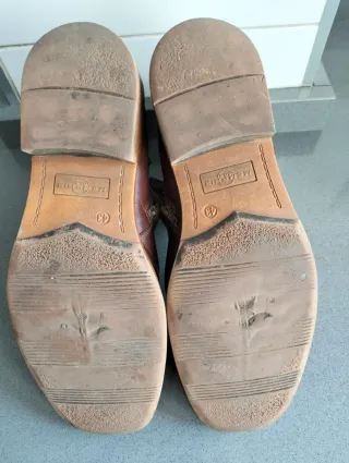 Botines de cuero marrones para hombre