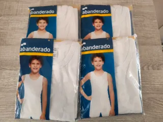 Pack 4 Camisetas tirantes interiores niño