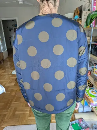 Chaqueta Cold Alaska acolchada con lunares talla S