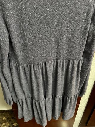 Vestido Pull&Bear gris talla S