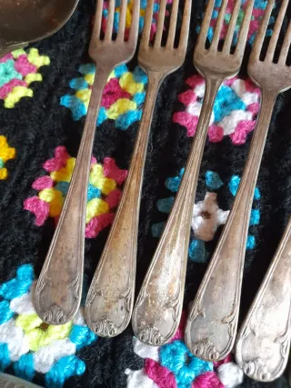 Cubertería de alpaca