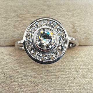 Anillo oro 18 kt Diamantes