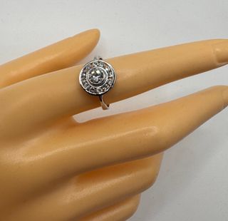 Anillo oro 18 kt Diamantes