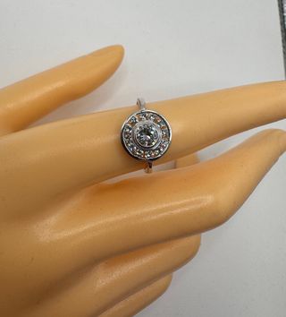 Anillo oro 18 kt Diamantes