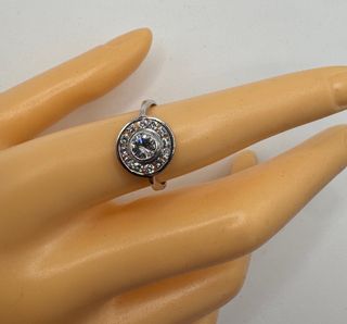 Anillo oro 18 kt Diamantes