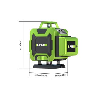 NIVEL LASER 360° 16 LINEAS L FINE 2 BATERÍAS NUEVO