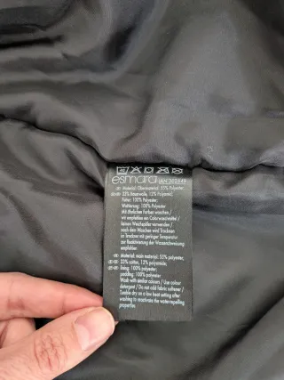 Abrigo premamá negro