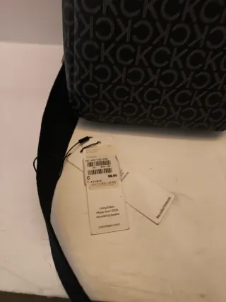Borsa Calvin Klein monogram nera