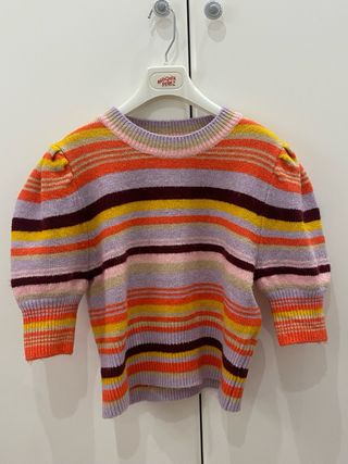 Jersey de rayas multicolor