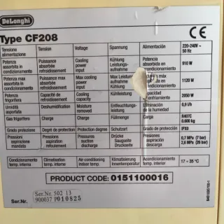 Pingüino DeLonghi CF208 Aire Acondicionado