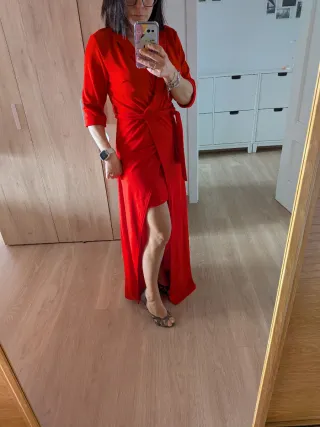 Vestido rojo fiesta sin estrenar