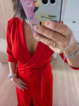 Vestido rojo fiesta sin estrenar