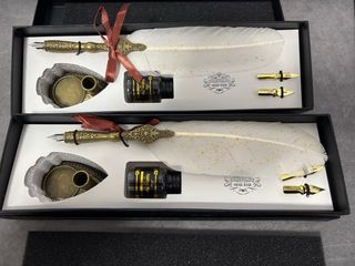 Set Plumas Caligrafía Vintage