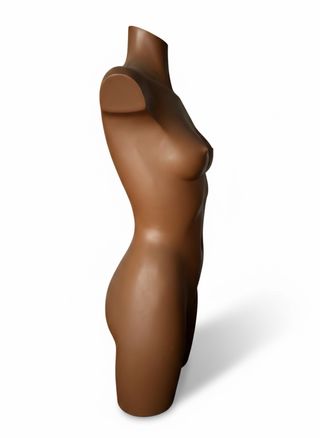 Maniquí Torso Mujer Marrón