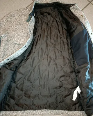 Giacca camicia Pull&Bear S grigia