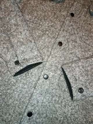 Giacca camicia Pull&Bear S grigia