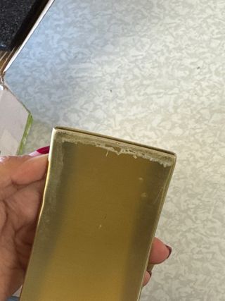 Grifo cascada baño dorado usado