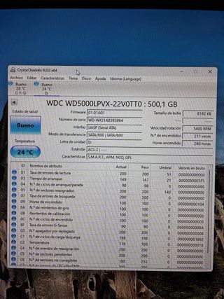 18 Discos Duros Toshiba y WD 500GB