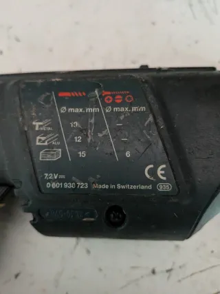 Trapano avvitatore Bosch GBM 7,2 VES-2