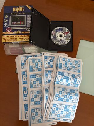 Bingo BinVi Video Juego Cartones
