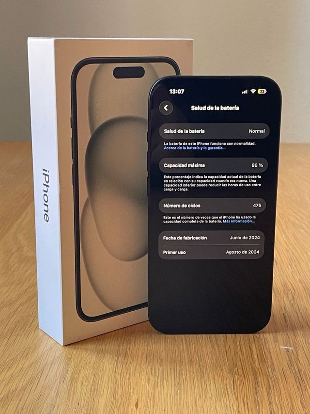 iPhone 15 128gb Black 86%