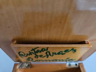 Caja joyero decorativa de madera