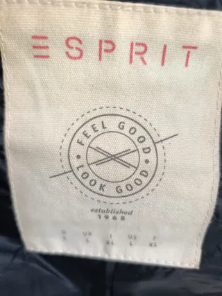 Chaqueta Esprit Negra Plumas