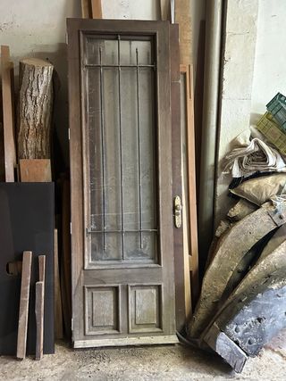 Puerta Madera Oregon Antigua