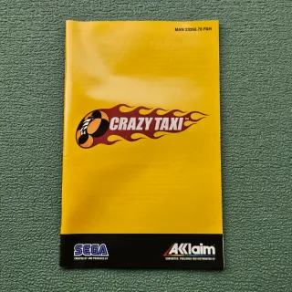 Crazy Taxi PS2 PlayStation 2