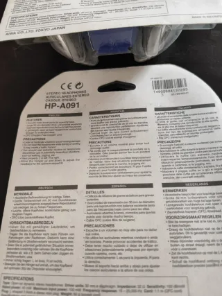 Cuffie Aiwa HP-A091 Argento