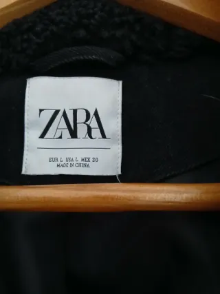 Chaqueta Zara Negra Talla L
