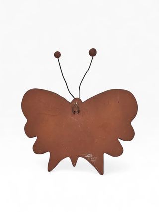 Borboleta Cerâmica Decorativa Assinada