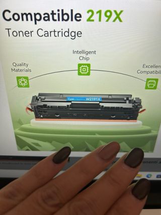 Set 4 Toner Swiss 219X Black Cyan Magenta Yellow