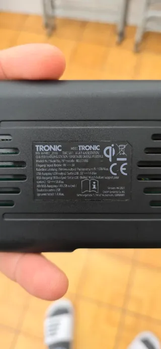 Base Cargador Inalámbrico Tronic