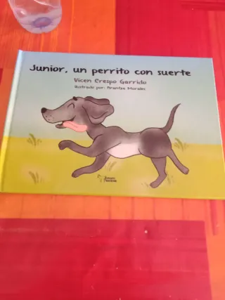 'Junior un perrito con suerte 'cuento infantil.