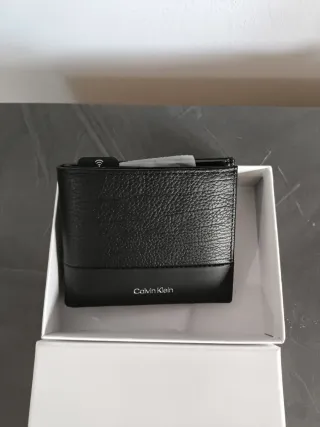 Portafoglio Calvin Klein nero