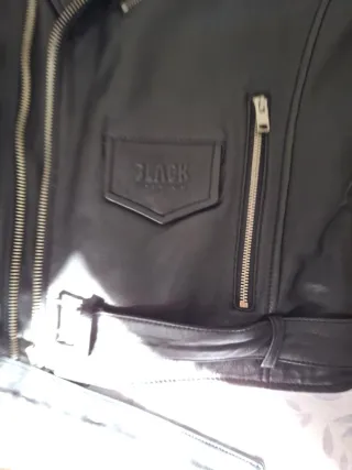 Chaqueta Cuero BLACK PREMIUM Negra