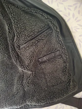 Chaqueta Cuero BLACK PREMIUM Negra