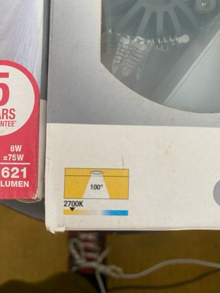 Foco LED Techo IP23 Blanco