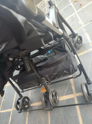 Carrito Gemelar Negro