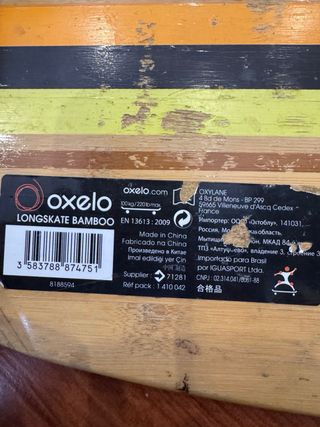 Longboard Oxelo Bamboo Decathlon