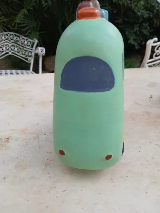 Figura autobús escolar de cerámica