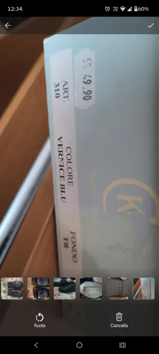 Scarpe eleganti bimbo vernice blu