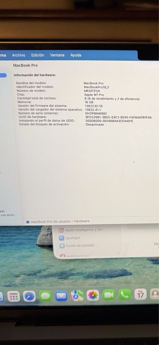 MacBook Pro 14” Plata