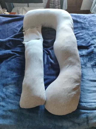 Almohada Maternidad Embarazo U Gris