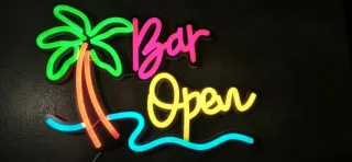 Lampada Neon LED "BAR Open Palma"
