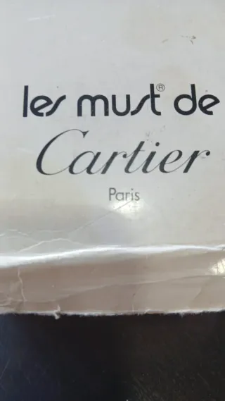 Mechero Cartier Must Paris Dorado