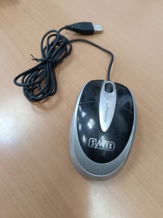 Ratón Láser Sweex USB Plateado