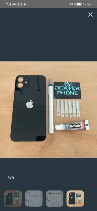 Tapa trasera iPhone 11 Negra