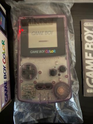 Nintendo Game Boy Color Morado Transparente
